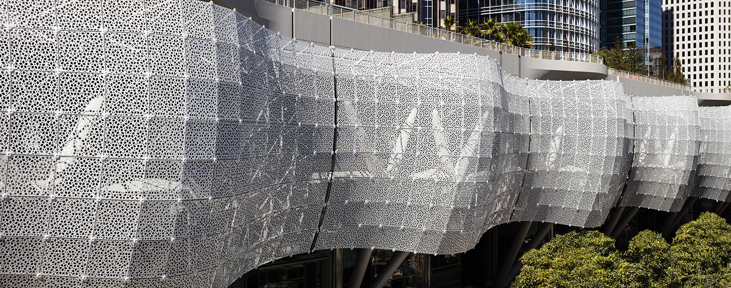 Salesforce transit station fabrication work